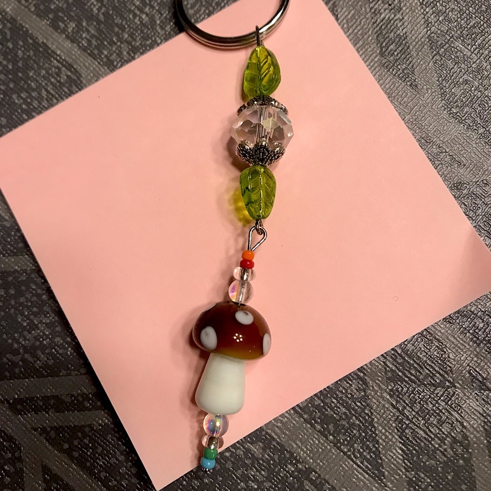 Mushroom Keychain